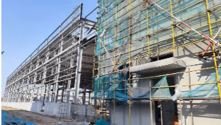 Liela centrālā gaisa kondicionētāju ražošanas bāzes projekta gaita
